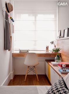 an instagram page with a chair and desk