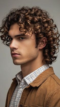 curly hairstyles for guys Curls Men, Men Curly Hairstyles, Long Curly Hair Men, Men Haircut Curly Hair, Seamless Hair Extensions, Medium Curly, Haircut Curly