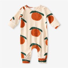 The sweet and simple Cotton Printed Orange Shirt, Romper, Pants, Long Sleeve Coordinating Matching Outfits is an adorable way to have siblings match! The shirt coordinates with the pants to get that cute matching-sibling look for you and your family and for the littleset members of your family there is a romper version. This set is perfect for boys or girls! Playful Cotton Onesie For Fall, Playful Fall Cotton Onesie, Sweet Cotton Onesie For Playtime, Cute Orange Cotton Onesie, Playful Orange Cotton Onesie, Playful Fall Playwear For Babies, Twin Baby Clothes, Shirt Romper, Linen Fashion