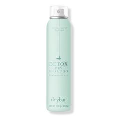 Detox Dry Shampoo -  No wash, no worries! Drybar's Detox Dry Shampoo absorbs oils and adds lift at the roots. Eliminates oils and impurities, leaving hair looking and feeling clean and refreshed with extra volume and a matte finish.    Key Ingredients     Micro-fine Rice Powders: Absorb excess oils and odors. As they absorb, they become translucent to naturally blend with all hair colors and expand to provide lift in the roots Golden Root Extract: Increases moisture to prevent dryness and breaka Dry Bar Dry Shampoo, Skincare 2023, All Hair Colors, Shampoo Brands, Detox Shampoo, Blow Dry Bar, Rice Powder, Leaping Bunny, Hair Color Shampoo