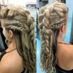 Warrior Braid, Lagertha Hair, Vikings Lagertha, Viking Braids, Fest Outfits, Viking Hair, Vlasové Trendy, Penteado Cabelo Curto, Trending Hairstyles