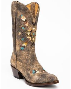 Shyanne Women's Hialeah Western Boots - Snip Toe, Brown Painted Cowgirl Boots, Roper Boots, Ariat Boots, Handcrafted Boots, Tights And Boots, Beautiful Boots, Kids Boots, Country Outfits, Cowgirl Boots