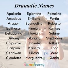 Unique Baby Names, Name List