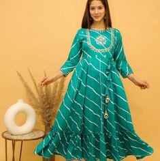 Brand New. Bollywood Indian Pakistani Kurthi Anarkali Gown. Fabric Rayon. Size M (Pit To Pit 38") L (Pit To Pit 40") Xl (Pit To Pit 42") Xxl (Pit To Pit 44") Festive Diwali Maxi Dress With Dabka Work, Green Maxi Dress For Festive Occasions, Festive Anarkali Maxi Dress With Dabka Work, Bollywood Style Maxi Dress With Pallu For Navratri, Diwali Anarkali Maxi Dress, Festive Long Kurta Dress For Eid, Bollywood Style Cutdana Maxi Dress For Eid, Bollywood Style Long Sleeve Maxi Dress For Diwali, Bollywood Style Self Design Maxi Dress For Eid