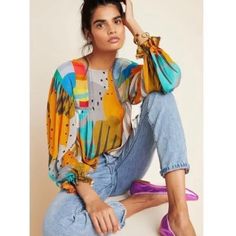 Gorgeous And New Without Tags. Bohemian Aesthetic, Peasant Blouse, Mode Vintage, Small Accessories, Look Fashion, Pullover Styling, Style Me, Anthropologie, Outfit Inspirations