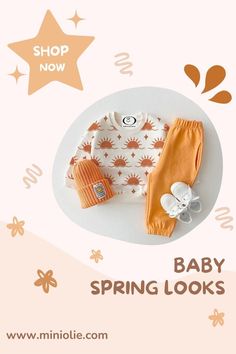 Precious spring baby clothes. Perfect for those special moments! Bunny Ears Template, Spring Baby Clothes, Minimal Shirt Design, Baby Ads, Baby Posters, Online Kids Clothes, Spring Baby, Cute Spring, Baby Wraps