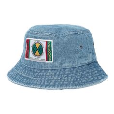 Classic Cross Colours denim bucket hat. Due to the iconic and recognizable patch label, a similar version of this bucket hat has been worn by celebrities during the 90's to modern day. Pair with your Cross Colours outfits for a complete look. Durable Denim, 100% Cotton. Original branded patch. Machine wash cold separately. Do not bleach.Tumble dry low. Do not iron patch. Imported. Designed in Los Angeles, California. Vintage Hiphop, Streetwear Inspo, Denim Bucket Hat, Vintage Indigo, Hip Hop Outfits, Dark Indigo, Tee Shirt Print, Woven Labels, Leather Sleeve