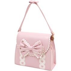 Big Images｜KERA SHOP[ケラ！ショップ] ❤ liked on Polyvore featuring bags, handbags, lolita, kawaii, purses, pink bag, pink purse and pink handbags Pink Mini Purse, Coquette Stuff, Kawaii Purse, Accessories Kawaii, Pink Bags, Bags Pink, Purse Pink, Bow Hairstyle, Diamond Tiara