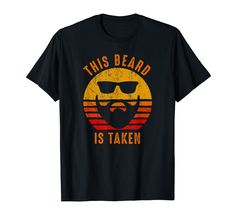 PRICES MAY VARY. Sorry This Beard is Taken clothing, this funny "Sorry This Beard is Taken" graphic novelty design is perfect for the men with epic facial hair in your life. Great gift for Valentines Day or a birthday for men with beards. Bearded grandfather, husband, brother, father, fiance, boyfriend, in-law, friend or beardbros. Lightweight, Classic fit, Double-needle sleeve and bottom hem Funny Sorry, Men With Beards, Funny Valentines Day, Gift For Valentines Day, Great Beards, Custom Tee, Funny Valentines, T Shirt Image, Valentines Day Gifts For Him