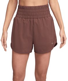 These shorts are the ones that are down for everything you do—from long walks to HIIT to running errands. Their silky-smooth, ultrasoft woven fabric is balanced with sweat-wicking tech so you have ultimate comfort while feeling dry as you work out. An extra-high waistband sits above your hips for a hugging, supportive fit. Fit & Design: Loose fit: roomy and relaxed Nike Dri-FIT technology moves sweat away from your skin for quicker evaporation, helping you stay dry and comfortable Multiple pockets provide easy storage for small essentials Extra high-rise elastic waistband Solid Athletic Shorts With Moisture-wicking 4-way Stretch, Moisture-wicking Athletic Shorts In Solid Color, Nike Athletic Shorts With Moisture-wicking Relaxed Fit, Nike Relaxed Fit Moisture-wicking Athletic Shorts, Moisture-wicking Midweight Nylon Athletic Shorts, Womens Athletic Outfits, Athletic Apparel, Athletic Outfits, Nike Dri Fit