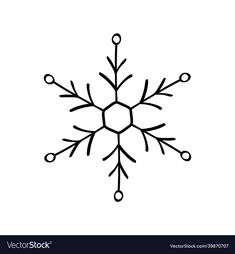 a black and white snowflake icon on a white backgrounn background