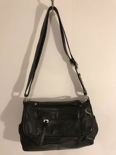 Great condition. Gently used. Perlina Black Leather Stud Handbag Medium M. Condition is Pre-owned. Shipped with USPS Priority Mail. Studded Handbag, Genuine Leather Handbag, Leather Handbag, Kate Spade Crossbody, Priority Mail, Supernatural, Genuine Leather, Black Leather, Shoulder Bag