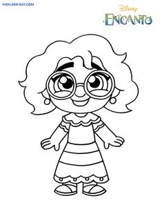 Encanto Coloring Pages, Encanto Coloring, Color Coloring Pages, Disney Canvas Paintings, Lol Coloring Pages, Lol Coloring, Easy Disney Drawings, Disney Musical, Kawaii Disney