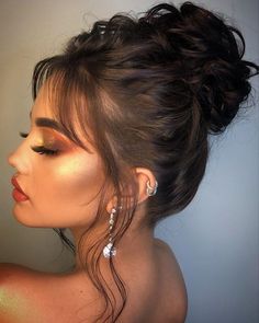 Easy Trendy Hairstyles, Prom Hairstyles Updos, Ball Hairstyles, Prom Hairstyles For Short Hair, Prom Hairstyles For Long Hair, Hair Prom, Updos For Medium Length Hair, Wedding Hair Inspiration, Short Wedding Hair