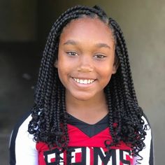 Kids Box Braids, Cabello Afro Natural, Kid Hairstyles, Medium Box Braids, Blonde Balayage Highlights, Blonde Box Braids, Long Box Braids, Micro Braids, Box Braids Styling