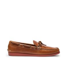 in stock Classic Boat Shoes With Round Toe For Fall, Classic Round Toe Boat Shoes For Fall, Classic Boat Shoes With Branded Insole For Spring, Pebbled Leather, Whiskey, Pick Up, In Store, Buy Online, Free Shipping