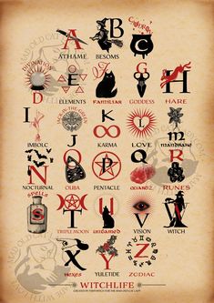 Fun and beautiful Alphabet A3 poster for a witch.  A4 digital professionally printed on heavyweight callisto board. Size is 297mm x 420mm Perfect for framing makes a wonderful gift. Comes in a protective clear cellobag and card backed for protection. **Watermarks are only for web protection** **I can ship anywhere, so ask if your country isn't available** Witches Alphabet, Witch Life, Mythical Monsters, Crystals Quartz, Wiccan Magic, Grimoire Book, Magic Spell Book, Wiccan Spell Book, Jay Jay