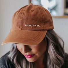 Brand New With Tags Be A Cool Mom In Our Adorable Rust Colored Baseball Cap Featuring A Stylish Rounded Bill, An Adjustable Back, And Cute ‘Mama’ Embroidery! 100% Cotton Adjustable Embroidered Mommy Must Have Effortless On Trend Style: Zt0461 Color: Rust Casual Brown Baseball Cap For Fall, Brown Cotton Baseball Cap For Sports, Casual Brown Baseball Cap With Letter Print, Brown Casual Cap With Letter Print, Casual Brown Dad Hat, Cotton Dad Hat For Sports, Spring, Cotton Dad Hat For Sports In Spring, Brown Cotton Baseball Cap With Letter Print, Everyday Brown Cotton Baseball Cap