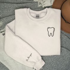 Custom Dentist Heart Sweatshirt, Personalized Dental Valentine's Day Sweater, Valentine Gift for Dentist, Dental Assistant, Dental Hygienist - Etsy Dentist Assistant, Gift For Dentist, Dental Logo Design, Dental Assistant Gifts, Dental Aesthetics, Dental Shirts, Dental Hygienist Gifts, Medical Office Decor, Dentistry Student