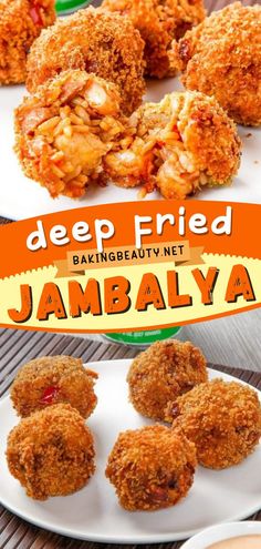 Deep Fried Jambalya, game day food ideas, appetizer recipes, finger food Andouille Sausage And Rice, Sausage And Rice, Deep Fried Recipes, Crawfish Recipes, Hot Dog Recipes