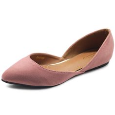 PRICES MAY VARY. Faux-Suede d'Orsay Flats for Women Comfort Flats Heel Height: 0.25" Origin: Made in China Cheap Synthetic Flats With Low Heel, Cheap Medium Width Closed Toe Flats, Mauve Bridal Shoes, Shoes To Wear Rose Colored Lace, Cheap Trendy Synthetic Flats, Pink Dressy Flats, Pink Wedding Flats For Bride, Women Heel, Flats For Women