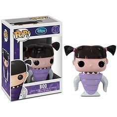 the pop vinyl figurine has been designed to look like an alien girl with black hair