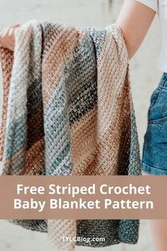 Create a stunning baby blanket with this free color changing Tunisian crochet pattern, perfect for beginners and experienced crocheters alike. The Bias Blanket pattern guides you step by step to achieve a unique diagonal design with colorful stripes. This crochet project is ideal for adding a touch of handmade charm to any nursery or as a heartfelt gift.