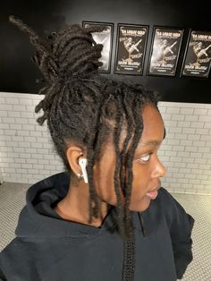 Locs Bun Styles Updo, Short Locs Hairstyles Starter, Cute Loc Styles, Loc Tips, Loc Appreciation, Loc Bun, Locs Bun