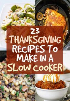 thanksgiving recipes to make in a slow cooker