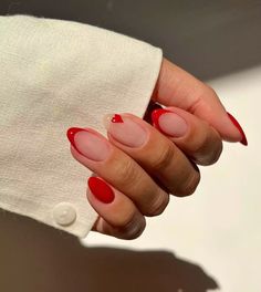 Classy Acrylic, February Nails, Nice Nails, Finger Nails, Almond Shape, Nails Almond, Beautiful Lady, Nails Coffin, Heart Nails