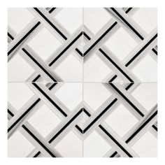 white and black tile with lines in the middle, on top of eachother