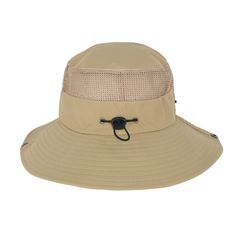 Weather the outdoors with this breathable Boonie. Its mesh crown and drawstring adjuster provides breathability and comfort. Its material and shape make it perfectly packable for easy on the go storage. For more ways to wear simply adjust the chin cord and snap the brim into place. Whether you are on the water fishing or simply spending time in the basking sun this hat is the perfect companion for you. Made of 100% Polyester Durable Short Brim Sun Hat For Outdoor, Durable Bucket Hat For Outdoor Activities, Packable Curved Brim Bucket Hat For Outdoor, Durable Outdoor Bucket Hat With Curved Brim, Breathable Casual Bucket Hat For Camping, Durable Curved Brim Bucket Hat For Outdoor, Adjustable Fit Hats For Outdoor Activities, Khaki Bucket Hat With Upf 50+ For Outdoor, Durable Adjustable Bucket Hat For Camping