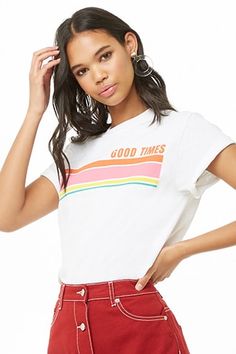 The Style Club Good Times Graphic Tee Jasmine Photoshoot, Merch Shoot, Portfolio Photoshoot, Indoor Shoot, Vibe Mood, Indoor Photoshoot, Apparel Design Inspiration, Clothing Tips, Graphic Tees For Women