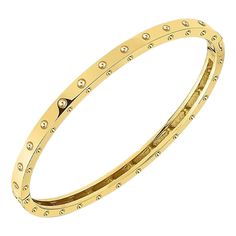 Roberto Coin Symphony Gold Pois moi oval Bangle 7771358AYBA0 Oval Bangle, Bangles Gold, Bangle Gold, Bracelets Gold, Roberto Coin, Jewellery Gold, Hinged Bracelet, Gold Bangle Bracelet, Bracelet Bangle