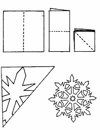 an image of different shapes and sizes in the shape of a snowflaker