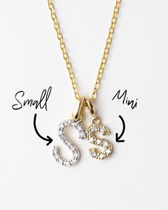 Mini Diamond Initial Necklace – E&E PROJECT Small Diamond Necklace, Tiny Diamond Necklace, Rose Gold Initial Necklace, Open Circle Necklace, Initial Earrings Studs, Cross Charm Necklace, Initial Disc Necklace, Handwriting Necklace, Diamond Initial Necklace