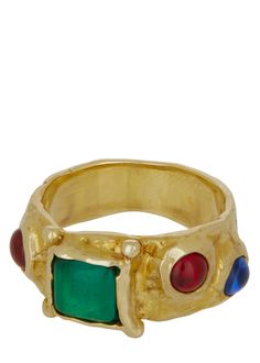 Suede Ring - Green – Mondo Mondo Modern Multi-stone Emerald Ring Gift, Multicolor Bezel Set Ring, Multicolor Ring With Bezel Setting, Modern Multi-stone Green Rings, Modern Green Multi-stone Rings, Modernist Multi-stone Ring, The Bottom Of The Ocean, Friend Rings, Bottom Of The Ocean