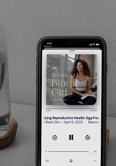 Balanced Black Girl podcast cover image Podcast Black Women, Wellness Community, Creating A Vision Board, Cover Image, Reproductive Health, Community Building, The Girl Who