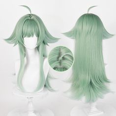 Honkai Star Rail Huohuo Green Cosplay Wig ON1306 Unleash your kawaii cosplay fantasies with our Honkai Star Rail Huohuo Green Cosplay Wig! This vibrant wig features a stunning shade of green, reminiscent of lush meadows and magical forests. Get ready to turn heads and steal the show at cosplay events and themed parties! 💫 Key Features: 🌸 Striking green color to create an enchanting and captivating appearance 🎀 Made from high-quality synthetic fibers for a soft and natural feel ✨ Heat-resistant material allows for versatile styling options 🌟 Adjustable straps for a secure fit and effortless customization 💖 Perfect for kawaii cosplay, anime conventions, and themed events Step into the world of kawaii cosplay with the Honkai Star Rail Huohuo Wig. Whether you're channeling your favorite c Cosplay Wigs & Hair Extensions, Tokito Wigs Free Shipping, Tokito Wigs, Fern Wig, Green Cosplay, Kawaii Wigs, Funky Hats, Kawaii Phone, Cosplay Kawaii