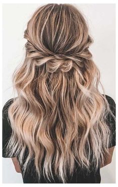 Bridesmaid Hair Medium Length Braid, Boho Bridesmaid Hair Half Up, Down Hairstyles Bridesmaid, Bridesmaid Hair Medium Length Half Up, Junior Bridesmaid Hair, Half Up Hairstyles, Formal Hairstyle, Formal Hairstyles For Long Hair