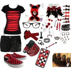 "Untitled #129" by wwwwwwwcooki3monst3rwwwwwww on Polyvore Scene Shorts Outfit, Scene Kid Accessories, Scenemo Clothes, Scene Style Outfits, Scene Outfit Ideas, 2000s Scene Fashion, Emo Style 2000s, Scene Queen Outfit, Scenecore Clothes