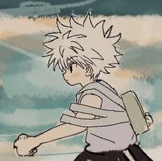 Cute Killua, Killua Pfp, Sun Sails, Hunter Anime, Anime Wall Art, Hunter X Hunter, Art Reference Poses, The Wind, Anime Fanart