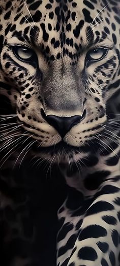 a black and white photo of a leopard's face with it's eyes closed