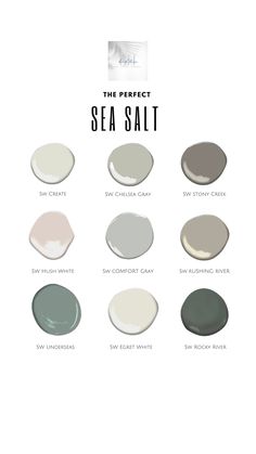 the perfect sea salt paint colors