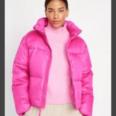 Brand New Quilted Puffer Jacket, Old Navy Size Xl Winter Jackets Women Pink, White Puffer Jacket, Maternity Jacket, Red Puffer Jacket, Short Puffer Jacket, Black Puffer Coat, Navy Quilt, Cropped Puffer Jacket, Maternity Coat