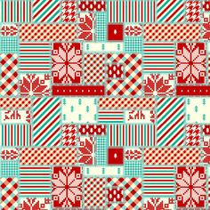 Christmas Patchwork Fabric - Variation 3 - ineedfabric.com Christmas Patchwork, Patchwork Fabric, Digital Print Fabric, Display Screen, Pigment Ink, Textile Prints, Fabric Collection, The Christmas, Printing Process