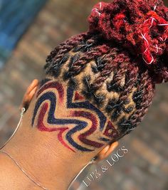 Dreads Styles For Women, Braids With Shaved Sides, Shaved Hair Designs, Starter Locs, Natural Hair Tutorials, Dreadlock Styles