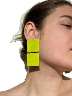 Neon Jewelry, Show Me Your Love, Asymmetrical Earrings, Funky Earrings, Stainless Steal, Colour Star, Lithuania, Modern Jewelry, Post Earrings