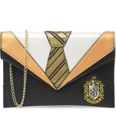 Danielle Nicole Harry Potter Hufflepuff Clutch Crossbody Bag. New With Tags. 10x7 Gryffindor Uniform, Hogwarts Uniform, Danielle Nicole Disney, Harry Potter Hufflepuff, Danielle Nicole, Harry Potter Gryffindor, Jewelry Chain, Envelope Bag, The Brave