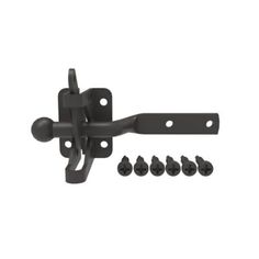 an image of a black door handle and screws